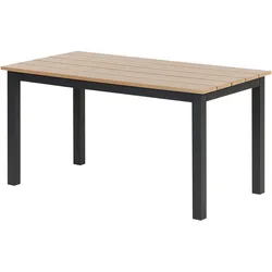 GARTENTISCH Heller Holzfarbton Messina