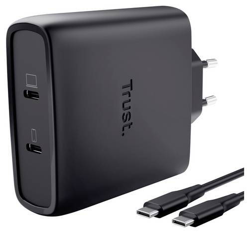 Trust Maxo USB Ladegerät 100W Schwarz GaN