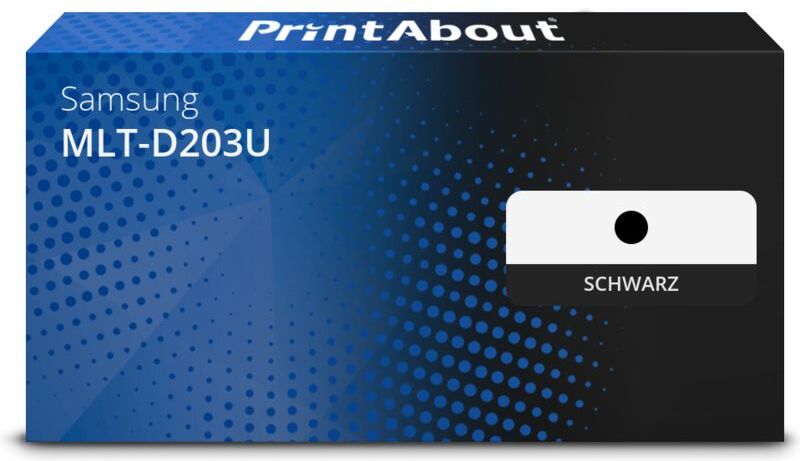 PrintAbout Toner kompatibel mit Samsung MLT-D203U - Schwarz - Extra hohe Kapazität