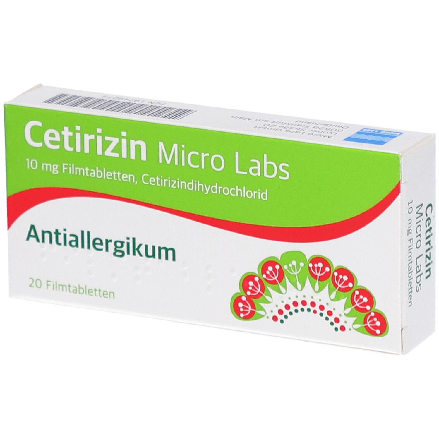 Cetirizin Micro Labs 10 mg Filmtabletten 20 St