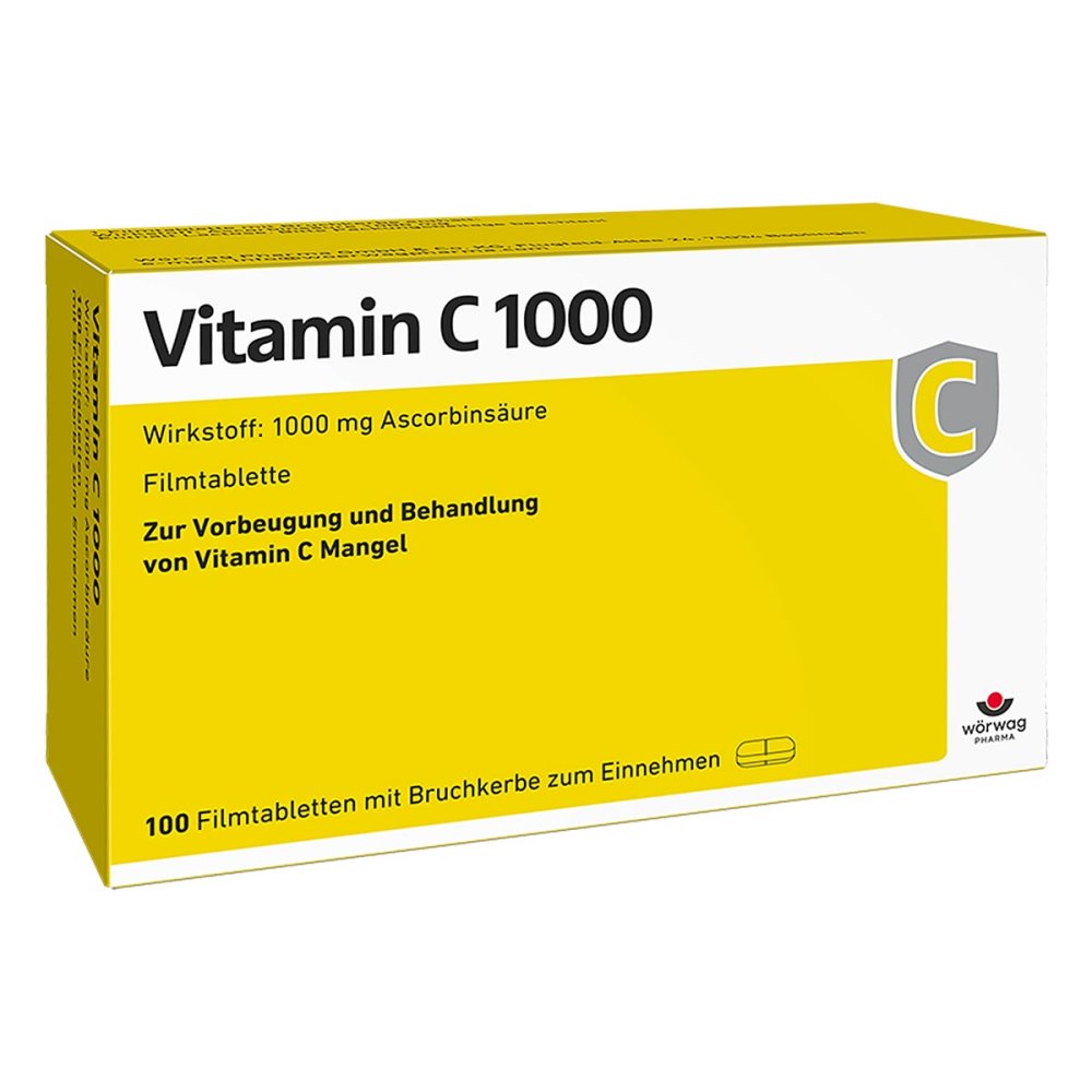 Wörwag Pharma GmbH & Co. KG Vitamin C 1000 Filmtabletten 00652228