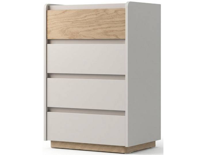 Xlmoebel Schubkastenkommode Moderne Weiße Kommode Holz Schlafzimmer 4 Schubladen Aufbewahrung