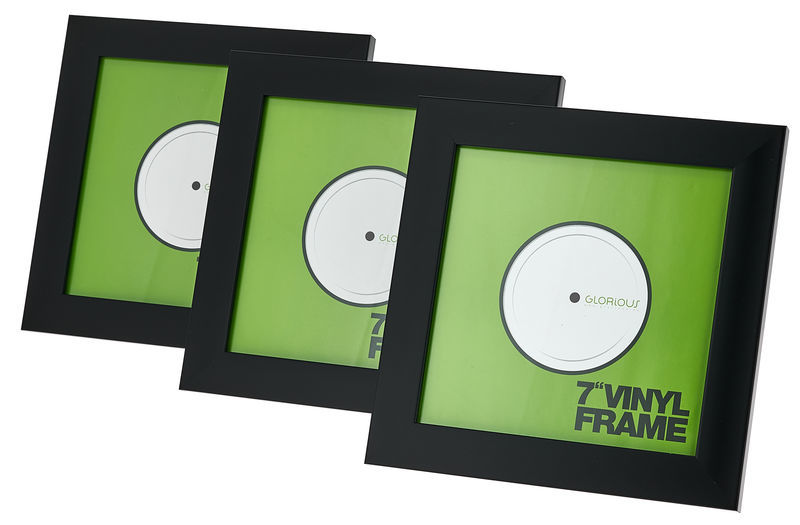 Glorious 7" Vinyl Frame Set Black nero