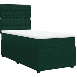 vidaXL, Boxspringbett, Erdmute (Knopfheftung Design) (80 x 200 cm)