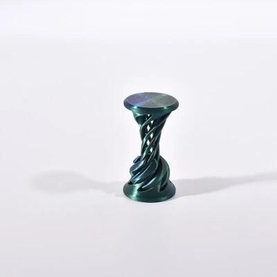 Useful Little Things 3D Printed Impossible Pyramid Fidget Toy blue Green single