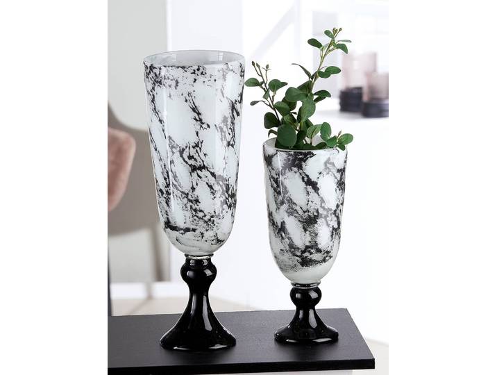 Vase Trophy 45cm Weiß