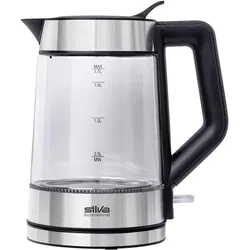 Silva Homeline KL-G2007, Wasserkocher, Silber, Schwarz