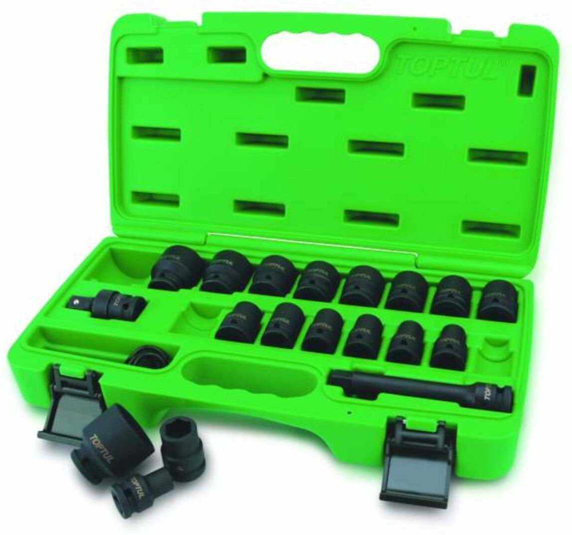 Schlagsteckschlüsselsatz 1/2" TOPTUL GCAI2701