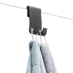 Dansani Handtuchhalter Doppelhaken Silikon 2er-Pack - Zubehör