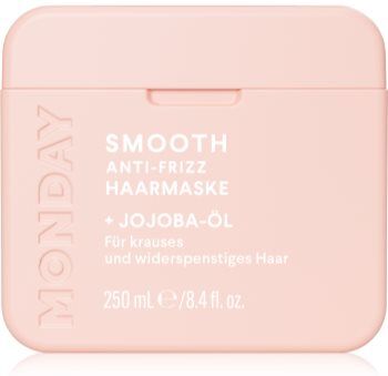 MONDAY Smooth máscara para cabelo para alisamento e renovação de cabelo danificado 250 ml. Smooth