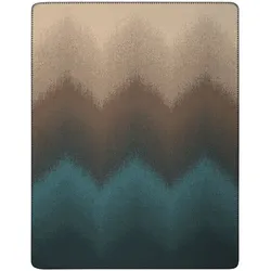 Biederlack Kuscheldecke Blue Fade 150 x 200 cm Mischgewebe Blau / Braun