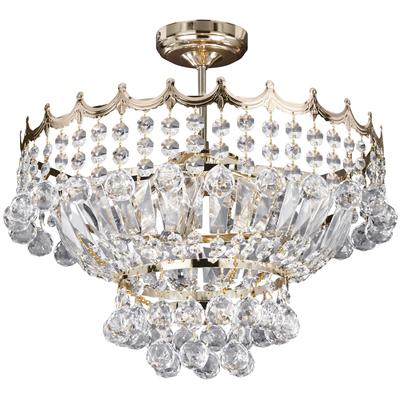 SEARCHLIGHT Kronleuchter "Deckenleuchte Versailles, 5-flammig", gold, 5, Ø 42cm, 1 Stk., Leuchten, Glamourös, Kronleuchter