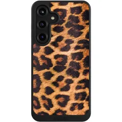 Nivocase Hülle für Samsung Galaxy S25+ Handyhülle NIVOcore Case Schwarz Animalprint Fell Leopard (Samsung Galaxy S25+), Smartphone Hülle, Schwarz