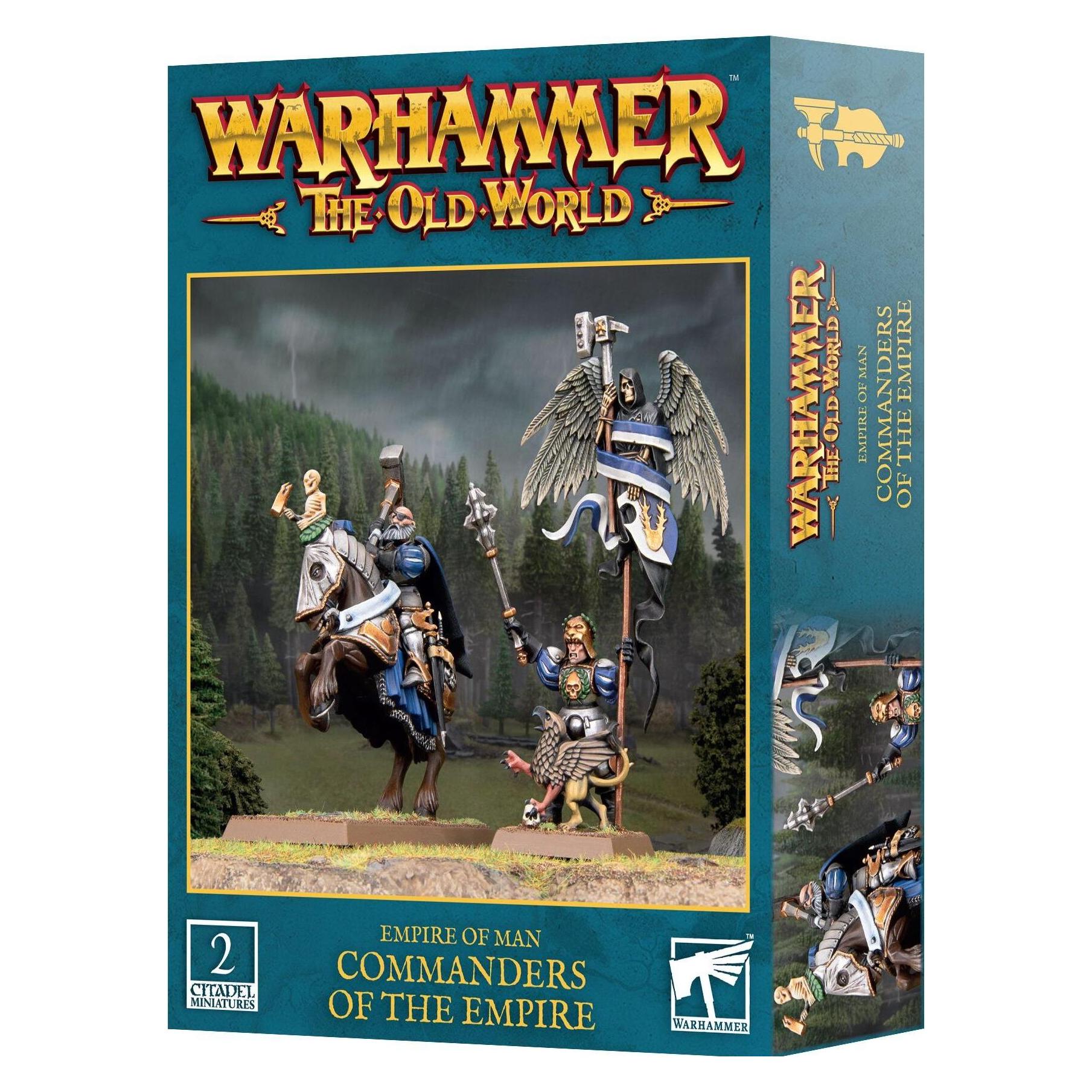 Games Workshop Warhammer ToW - Empire de L'Homme : Commandants de L'Empire (Kunststoff) (06-118)