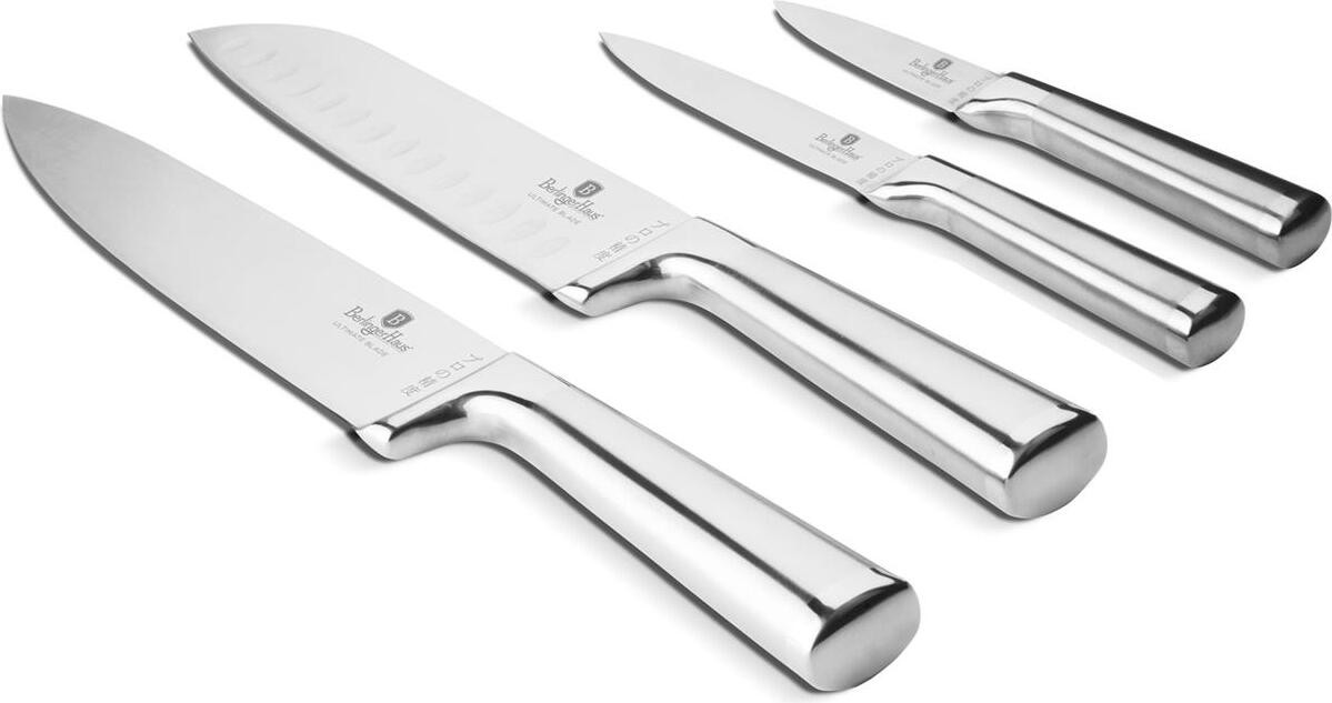 BerlingerHaus 4-delige messen set met chefmes van roestvrij staal