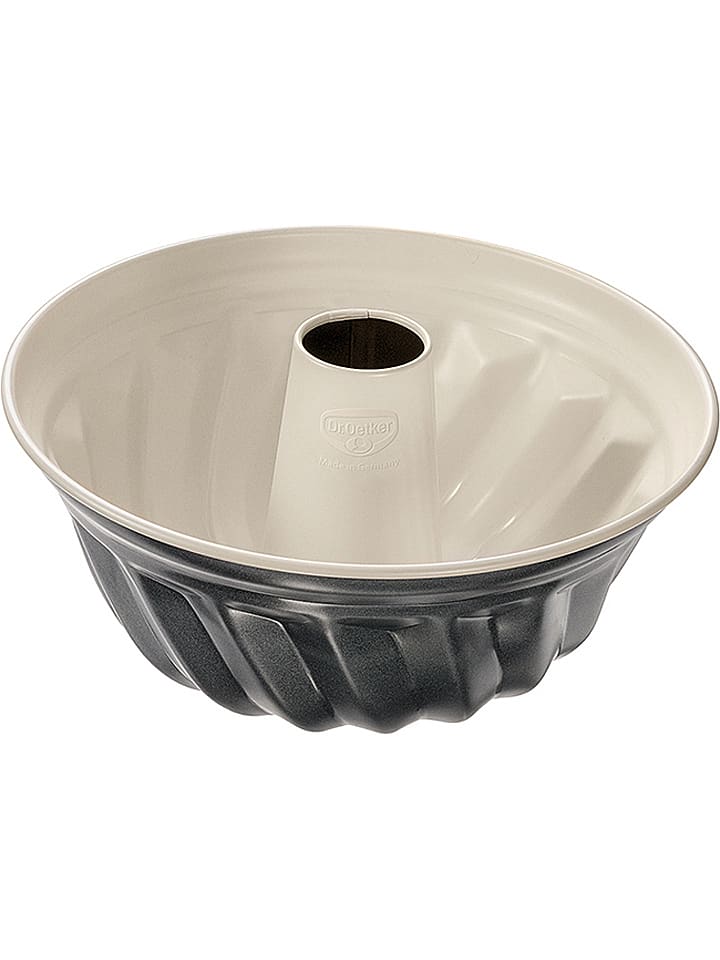 Dr. Oetker Gugelhupfform "Back Trend" in Anthrazit/ Weiß - Ø 22 cm - onesize
