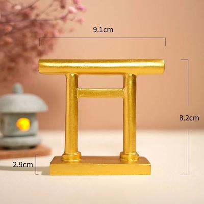 Inspired Living Mini Japanese Torii Gate Aquarium & Zen Garden Ornament jiangyue g