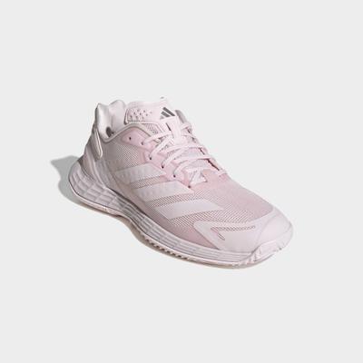 Tennisschuh ADIDAS PERFORMANCE "DEFIANT SPEED 2", Damen, Gr. 41, rosa (distilled pink, distilled pink, ftwr weiß), Synthetik, Textil, Schuhe, für Hartcourt, All-Court