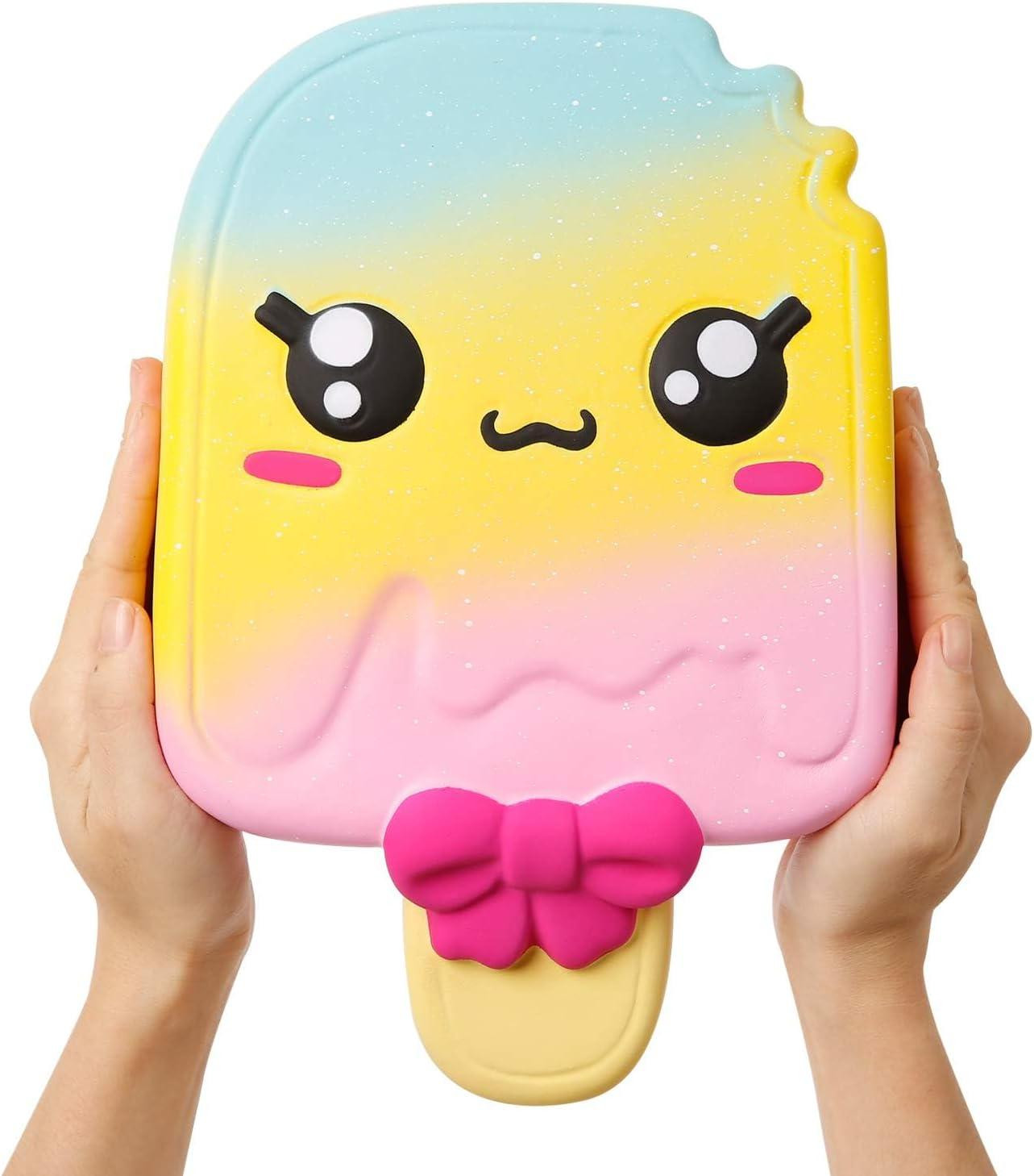 oCreon Kawaii Ijslolly Squishy Anti Stress Knijpspeelgoed met Geur - Groot Formaat