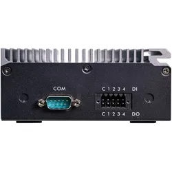 Shuttle Edge PC SPCEL03 , Intel Atom x6413E, 1x HDMI, 2x 2.5G LAN, 1x COM, DIO (4x in, 4x out), 3x USB, 2x M.2, 12-24V, 24/7 Dauerbetrieb, lüfterlos, -20...60°C, inkl. VESA & DIN-RAIL mount