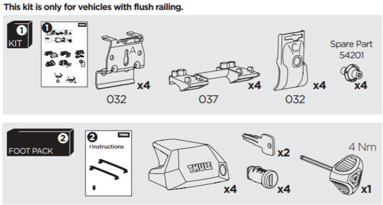 France Attelage Kit Thule 6045