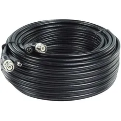 20 m steckerfertiges RG59-Kabel mit separater Stromleitung für 12 V/DC, Netzwerkkamera Zubehör