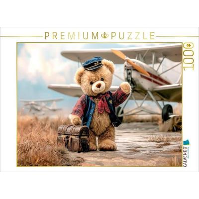 CALVENDO Puzzle Ein Pilot fliegt um die Welt | 1000 Teile Lege-Größe 64x48cm Foto-Puzzle für glückliche Stunden, Sonstige von , Calvendo Puzzle
