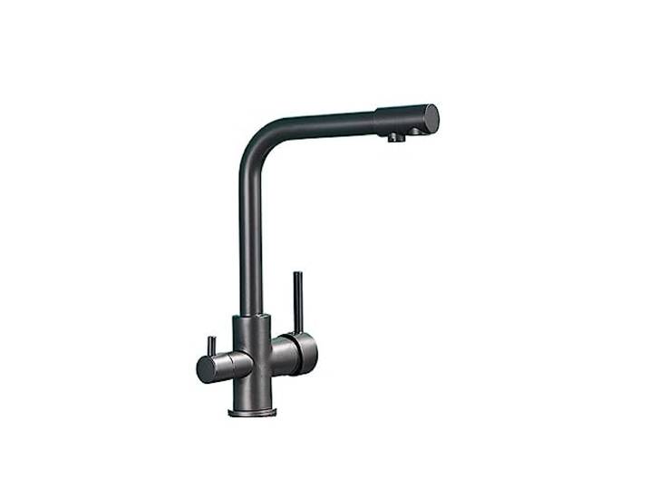 SWENEEN Rotatabkitchen Küchenarmatur-Wasserfilter, Einfach Zu Installierendes Reinigungssystem Für Spültischarmaturen, Ideal Für Trinkwasser, Verbessert Ihr Küchenerlebnis, Mattg,Matte Grey