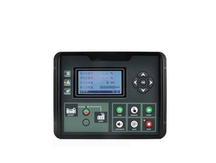 Generator-Controller-Panel Passend for DC50D MK3 DC52D 3,5-Zoll-LCD-Bildschirm DC8-36V Weitspannungs-USB-RS485-Schnittstelle 220x160mm Ausschnitt