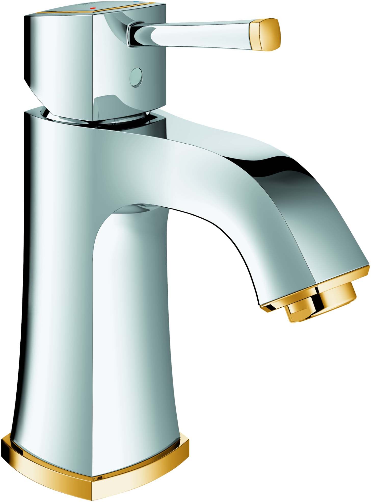 Grohe Grandera chrome / or, corps lisse
