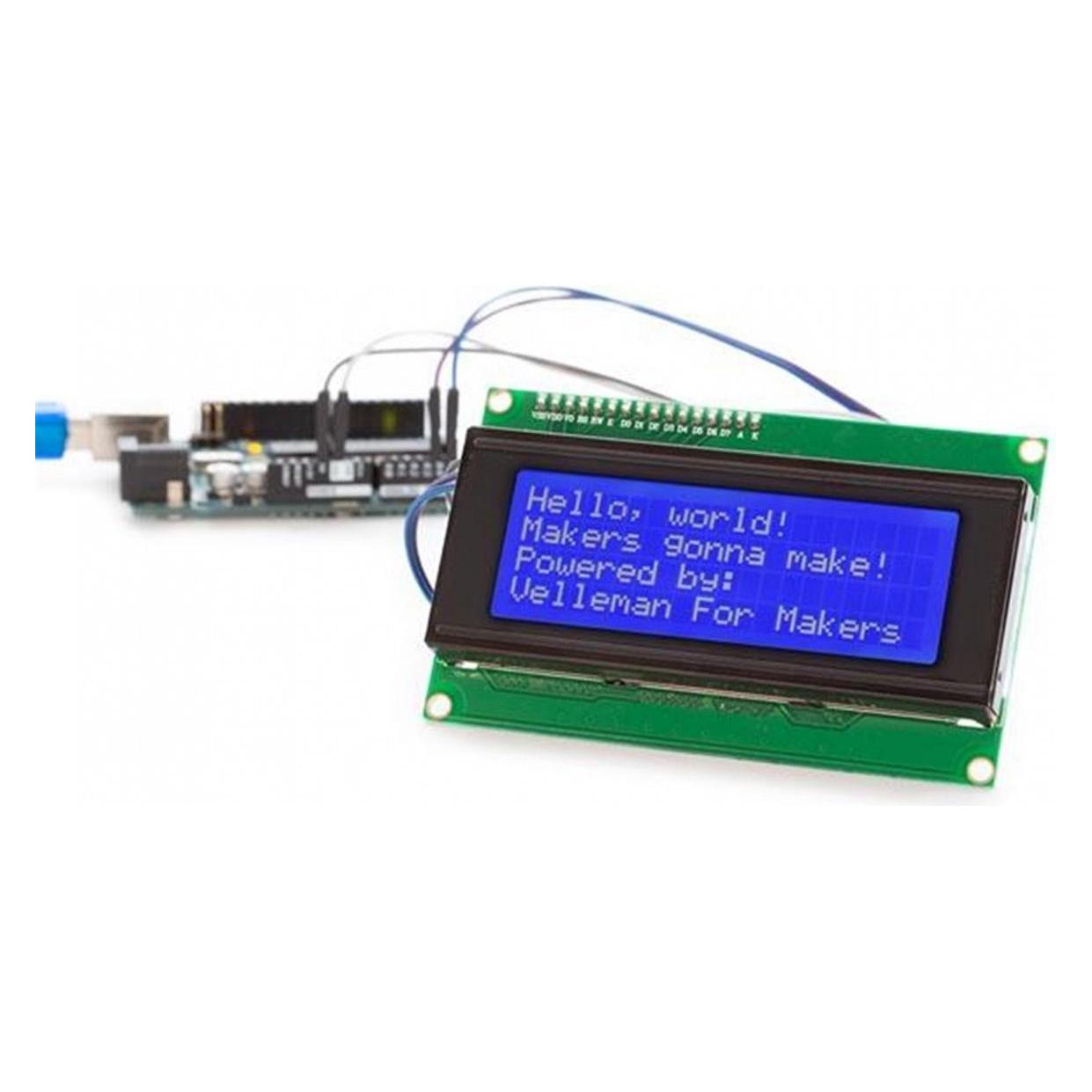 Whadda Modul I2C 20 x 4 LCD (Display) (WPI450)