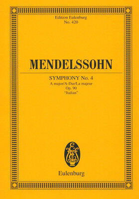 Edition Eulenburg Mendelssohn Sinfonie Nr. 4