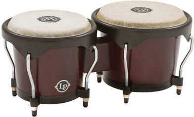 LP 601NY-DW City Series Bongo Set Dark Wood