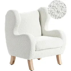 KINDERSESSEL Bouclé Cremeweiß Farum
