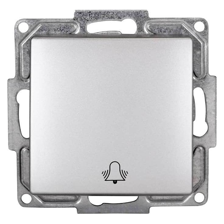 Gunsan Visage Taster Glocke Klingel Unterputz Silber (31794207)