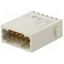 Harting Steckverbinder, Elektronikkabel + Stecker, Grau