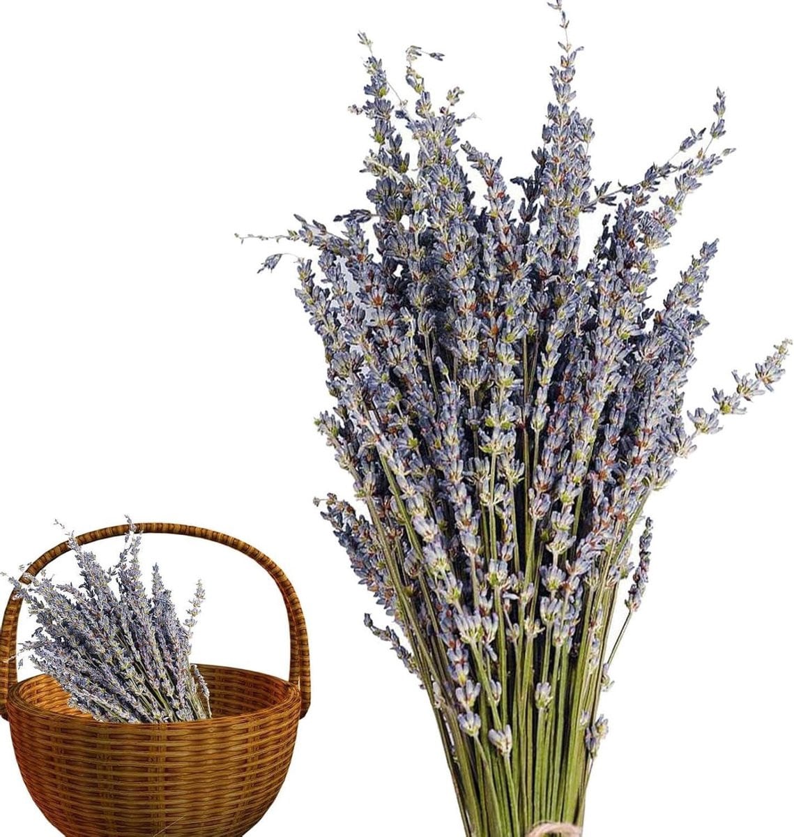 Gedroogde Lavendel Bloemenboeket Paars - 40 cm