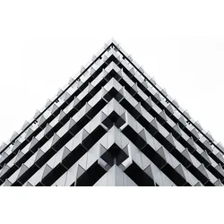 Acrylglasbild QUEENCE "Architektur 3D Illusion", farbe bild(er): weiß,schwarz,grau, B:60cm H:40cm, Acrylglas, Bilder, Acrylglasbild, mit schwebender 3D Tiefenwirkung, dank der rahmenlosen Befestigung