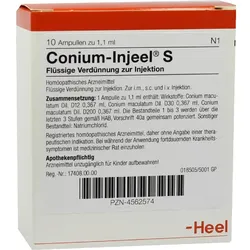 CONIUM INJEEL S Ampullen 10 St Ampullen