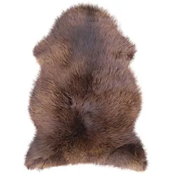 Heitmann Felle Englisches Lammfell Naturbraun uni, ca. 100 cm