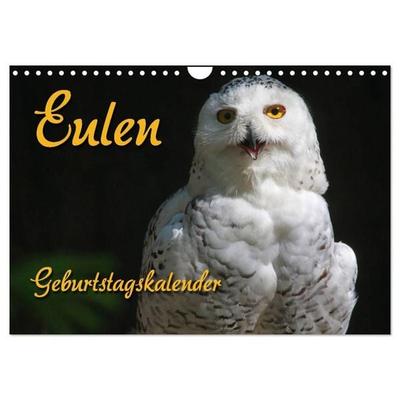 Eulen (Wandkalender 2027 DIN A4 quer), CALVENDO Monatskalender