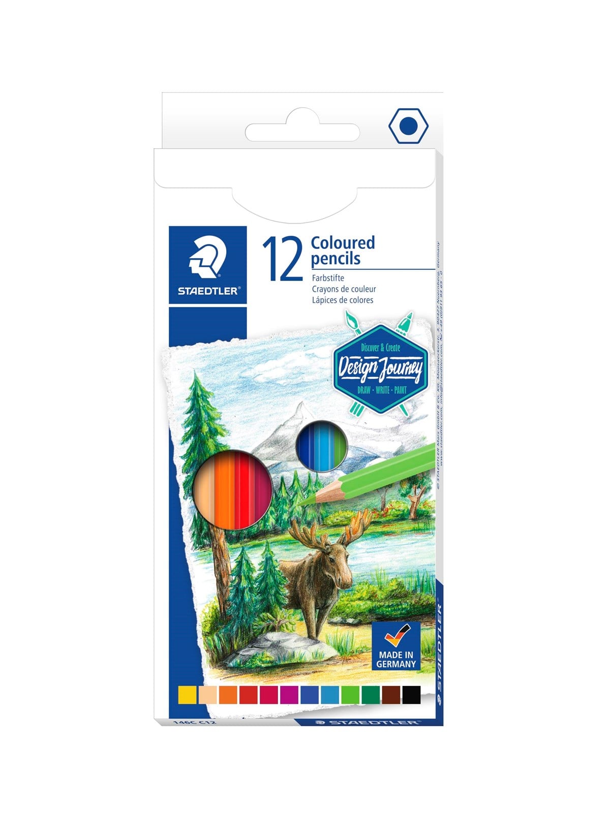 Staedtler Coloured pencil 12pcs 100% PEFC
