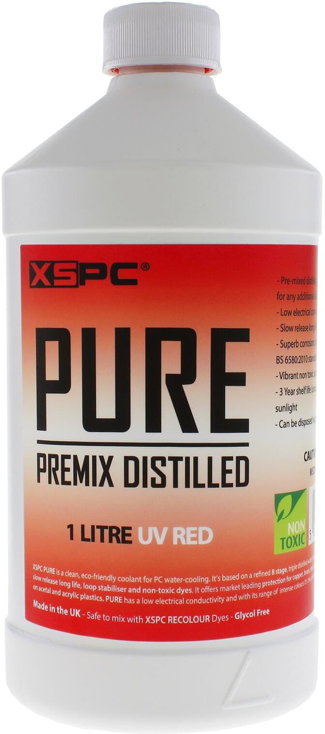 XSPC PURE Premix K&uuml;hlfl&uuml;ssigkeit - UV Rot 1000ml