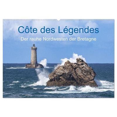 Cote des Legendes - Der rauhe Nordwesten der Bretagne (Wandkalender 2027 DIN A2 quer), CALVENDO Monatskalender