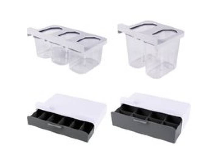 LIVARNO HOME Récipient de rangement sous étagère / Support pour capsules de café / Support pour sachets de thé
