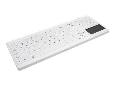 ContourDesign Active Key MedicalKey AK-C7412F Tastatur mit Touchpad - QWERTZ Deutsch - Weiß AK-C7412F-GUS-W/GE