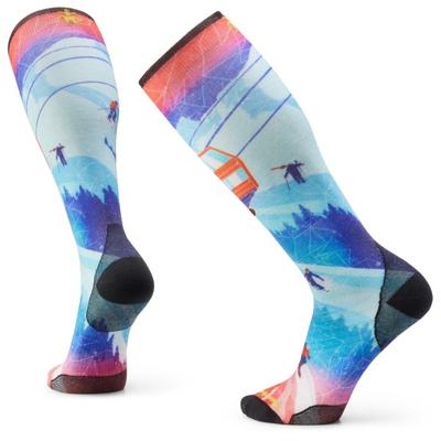 Smartwool - Ski Zero Cushion Ski Day Print OTC - Skisocken 42-45 | EU 42-45 bunt