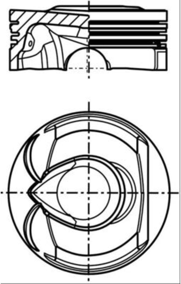Kolben MAHLE 039 PI 00123 002