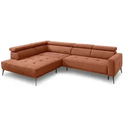 SOMETA Ecksofa Monterrey Stoff Terra