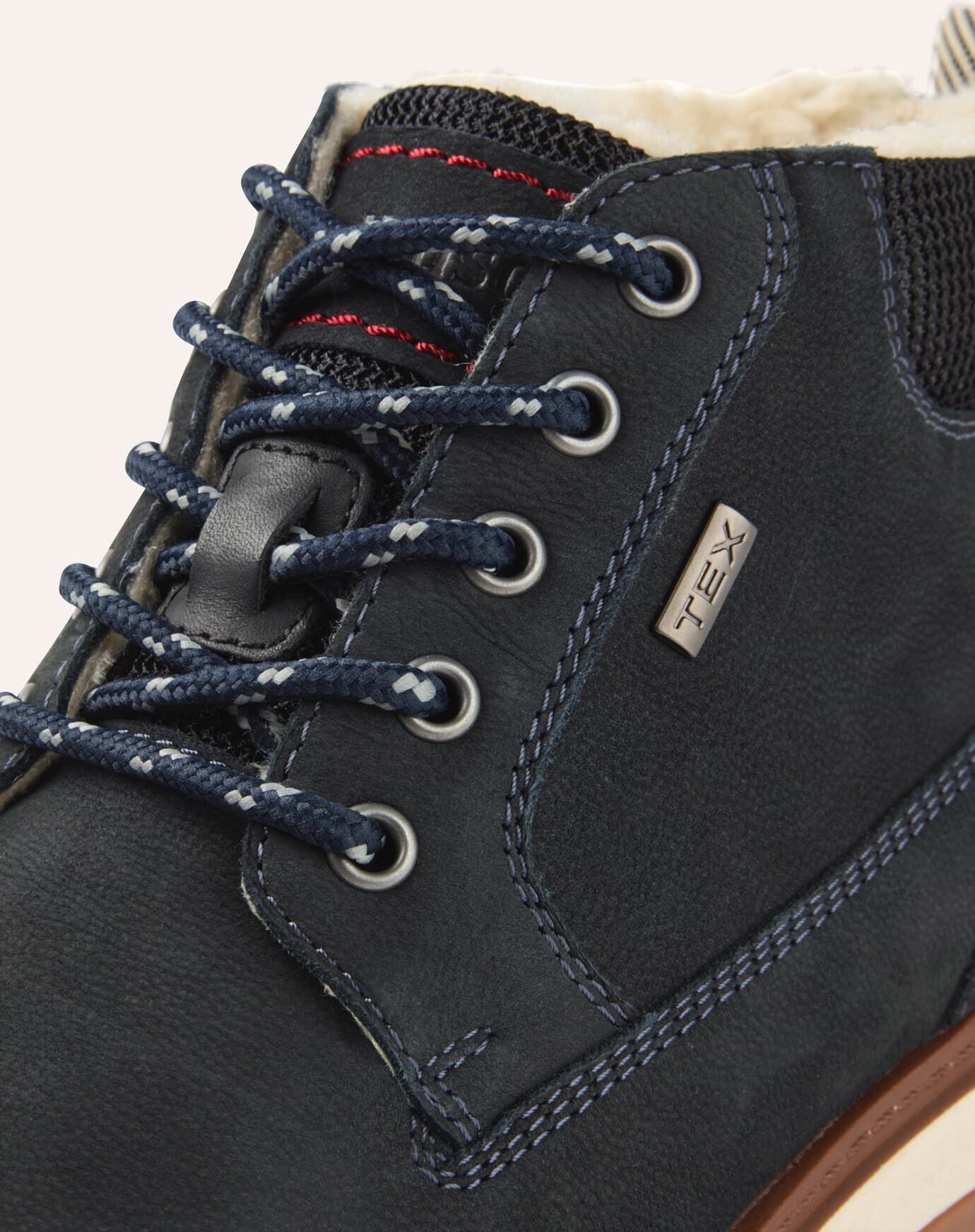 Walbusch Aquastop Thermo HighTop, , Farbe Blau, 43, innen warmer Webpelz mit Reißverschluss Herren